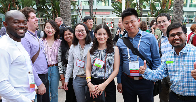 Happy group of members at the AACC Annual Scientific Meeting 